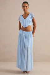 Kiandra | Light Blue Maxi Skirt