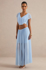 Kiandra | Light Blue Maxi Skirt