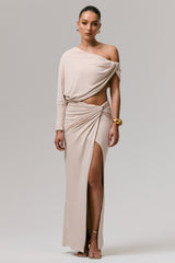 Marlena | Stone Twisted Split Maxi Skirt