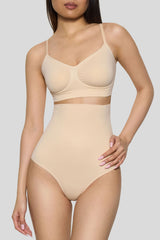 BOOMBA | Sand High-Waisted Thong Shapewear