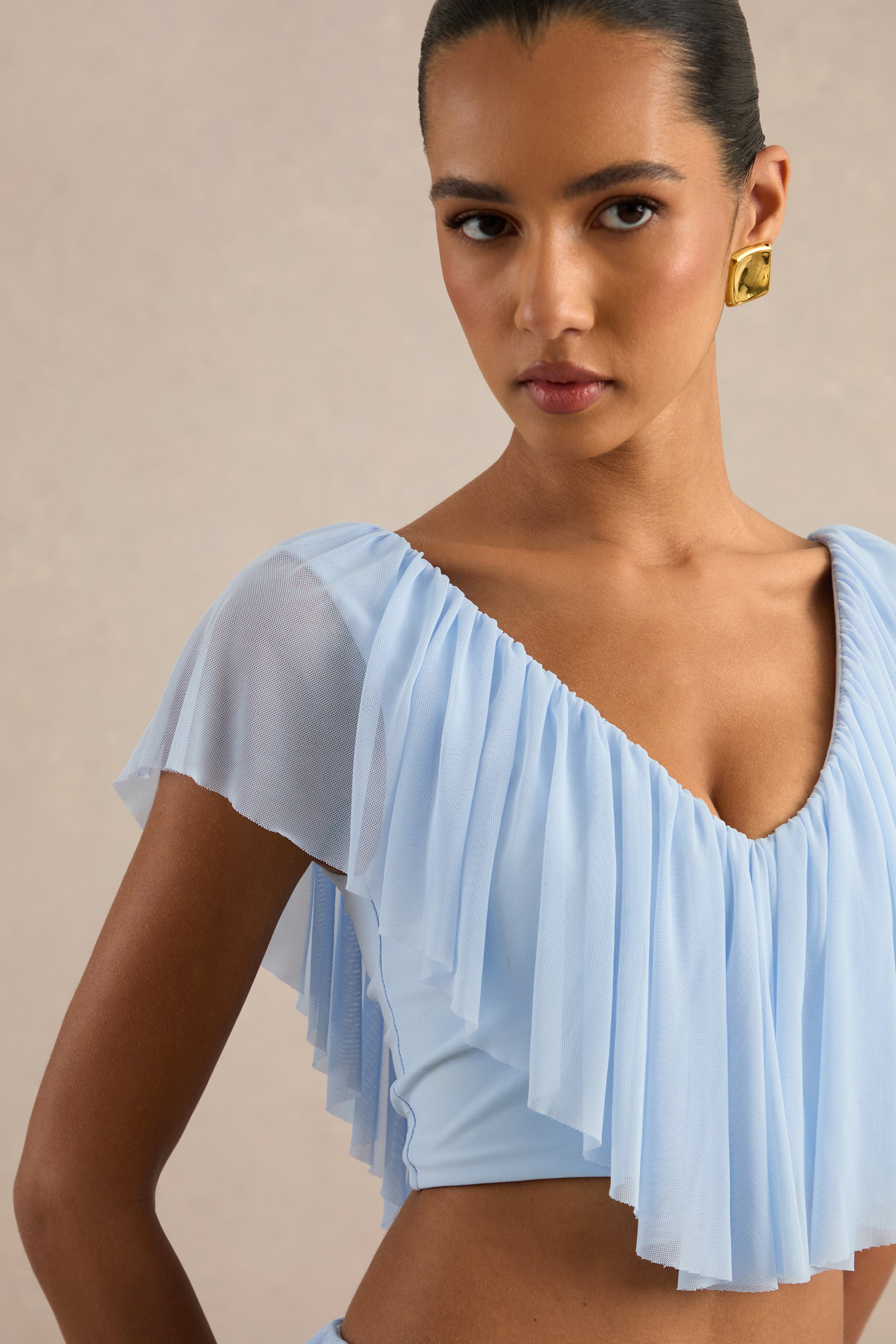 Kiandra | Light Blue V-Neck Top