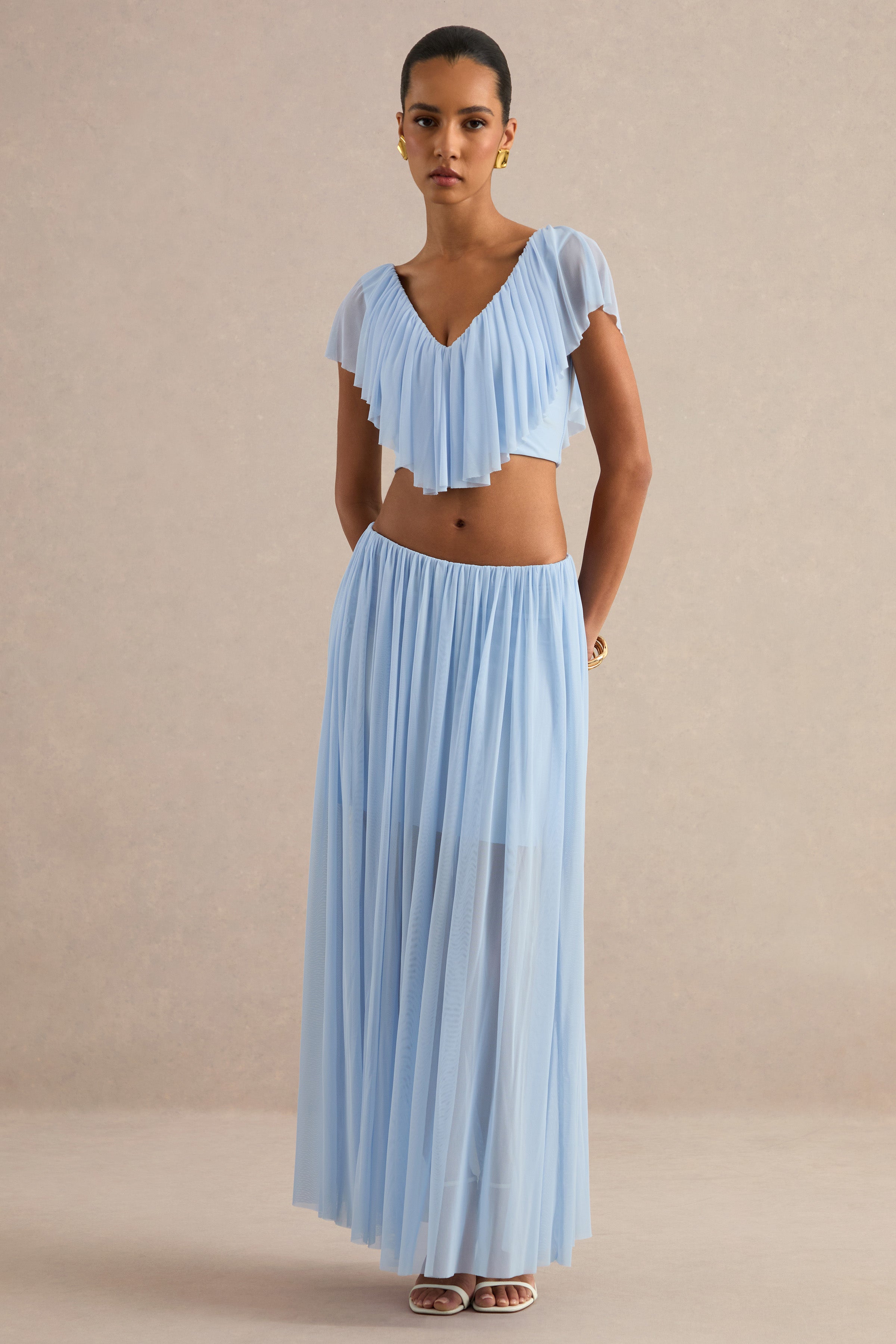 Kiandra | Light Blue Maxi Skirt