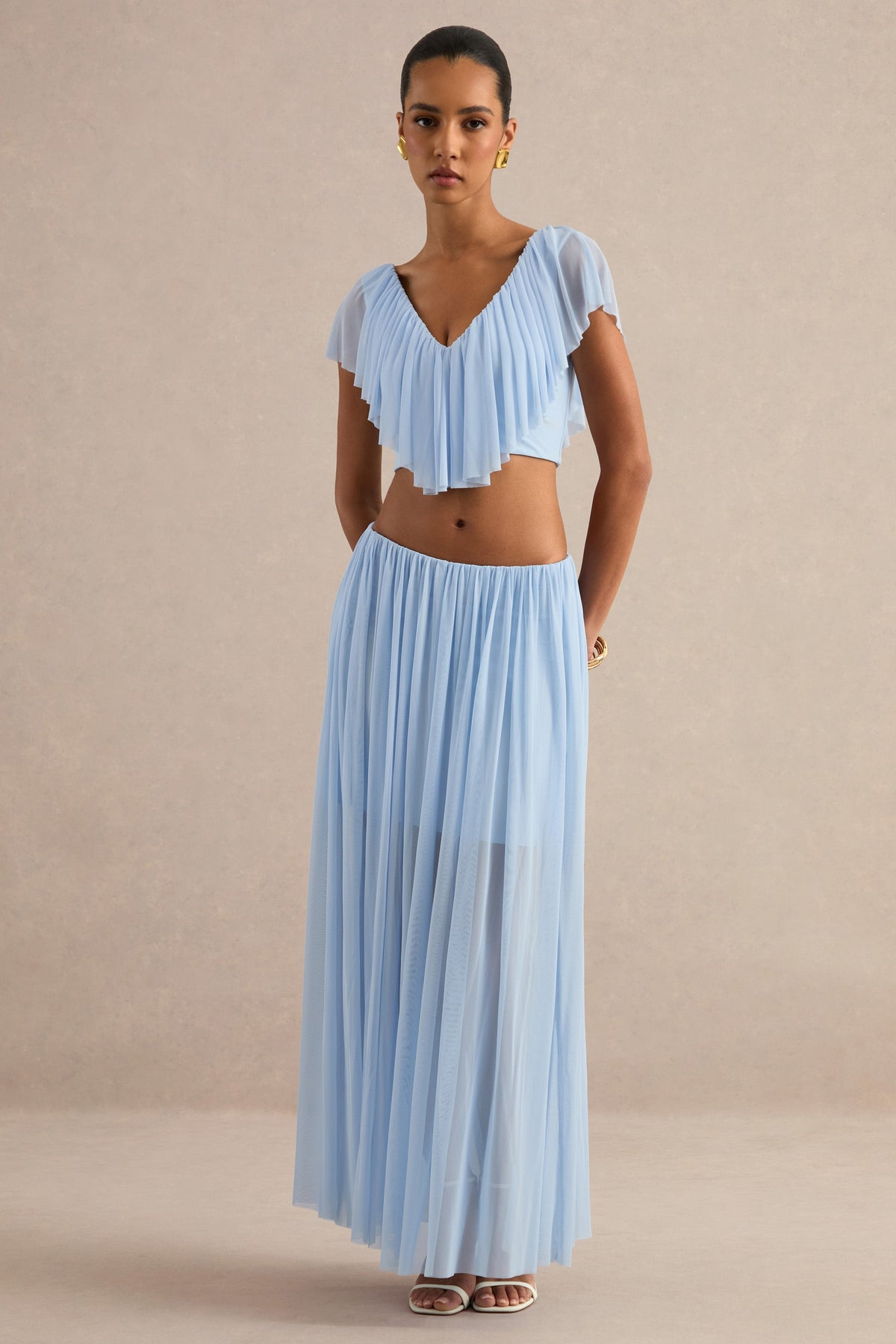 Kiandra | Light Blue Maxi Skirt